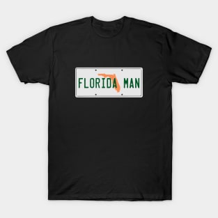 Florida Man Plate T-Shirt